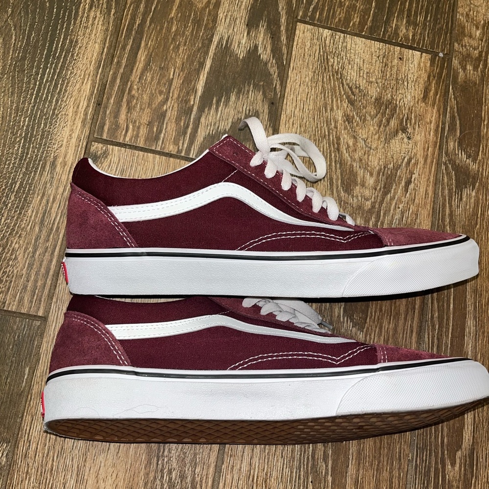 Men’s Size 11 Vans Old Skool Maroon - Picture 5 of 5